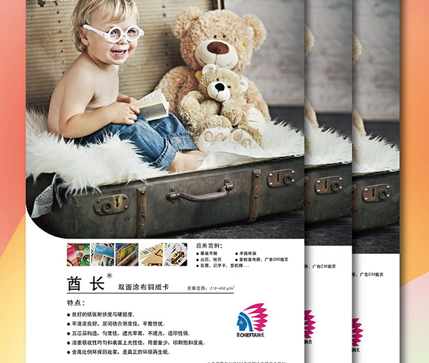 酋長(cháng)雙面涂布銅版卡